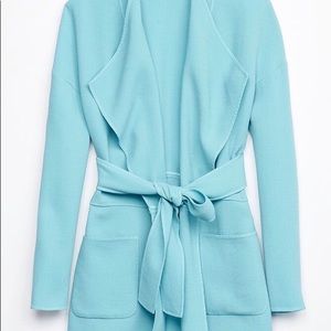 Sky blue cardigan jacket